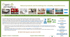 Desktop Screenshot of organicandhealthy.com